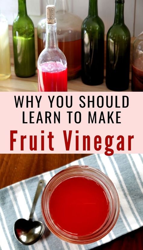 Basalmic Vinegar, Grape Vinegar, Diy Vinegar, Fruit Vinegar, How To Make Vinegar, Fermented Drinks, Balsamic Vinegar Recipes, Flavored Vinegars, Infused Vinegars