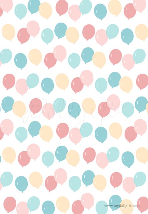 Ballons Wallpaper, Background Balloons, Balloon Background Wallpapers, Balloons Background, Ballon Wallpapers, Birthday Pattern Wallpaper, Balloon Print, Balloon Pattern, Gift Wallpaper