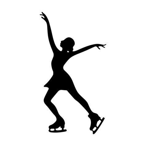 Figure Skating Silhouette, Figure Skater Silhouette, Ice Skating Silhouette, Figure Skating Illustration, Figure Skater Drawing, Ice Skater Drawing, Figure Skating Drawing, Ice Skating Drawing, Skating Drawing