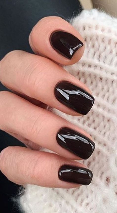 Round Square Nails, Square Oval Nails, Hot Nail Designs, Fall Nail Polish, Easy Manicure, Nail Polish Colors Fall, Happy Model, Nagel Tips, Short Square Nails