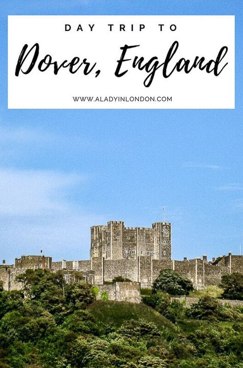 This guide to a day trip to Dover, England will show you the highlights of this part of Kent. There are lots of things to do in Dover, England, from seeing Dover Castle keep to admiring the White Cliffs of Dover. It’s a great place on the south coast of England. #dover #england #englandtravel #kent Dover England Things To Do In, Cliffs Of Dover England, Dover England, Castle Keep, Cliffs Of Dover, London England Travel, Brighton Sussex, Scotland Travel Guide, Dover Castle