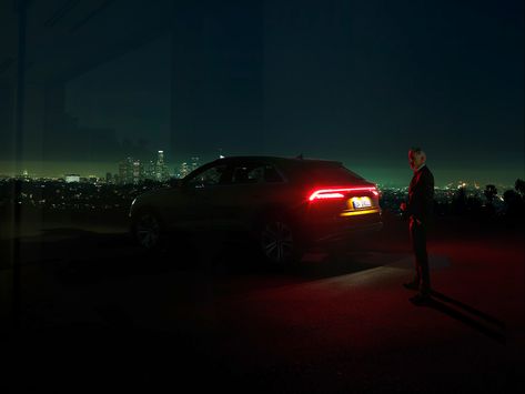 Audi Q8 on Behance Audi Q, Cinematic Shots, Car Animation, Neon Gas, Audi Q8, Manchester United Wallpaper, Audi Rs5, Tata Motors, Dark City