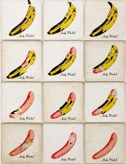 Andy Warhol Banana, The Velvet Underground & Nico, Banana Sticker, Andy Warhol Pop Art, Andy Warhol Art, Warhol Art, The Velvet Underground, Banana Art, Lou Reed