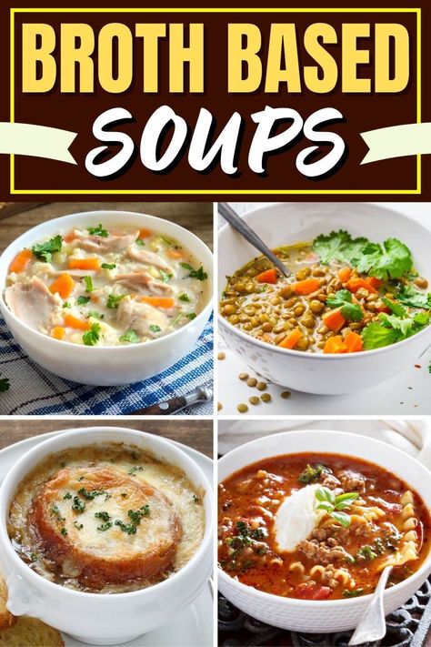 Soup Recipes Broth, Chinese Clear Soup Recipe, Broth Based Soups, Beef Broth Soup Recipes, Soup With Beef Broth, Thai Chicken Curry Soup, Brothy Soup Recipes, Clear Broth Soups, Easy Dumplings