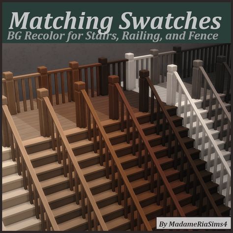 Sims 4 Cc Stair Rails, Sims Cc Fence, Madameria Sims 4, Ts4 Cc Build Mode Patreon, Sims 4 Cc Maxis Match Build Mode, Sims 4 Stair Railing, Sims 4 Cc Furniture Stairs, Sims 4 Minimalist Apartment, Sims 4 Build Cc Maxis Match Patreon