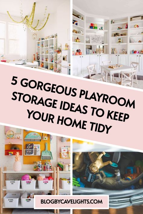 Elevate your playroom decor with these 5 brilliant storage solutions! Our article covers everything from playroom storage cubes to sleek built-ins, perfect for keeping toys organized. Click to explore! 🧸🏡 Toy Organization For Small Bedrooms, Toy Room Organization Storage Cabinets, Basement Playroom Toy Storage, Inexpensive Toy Storage Ideas, Easy Playroom Organization, Wardrobe Toy Storage, Toy Block Storage, Classy Toy Storage, Custom Playroom Built Ins