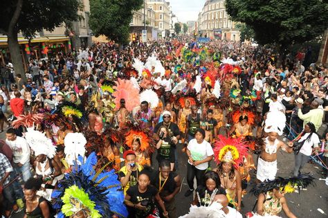 Crowds at Notting Hill Carnival. Photograph of the street parade and crowds at N , #Ad, #Hill, #Carnival, #Crowds, #Notting, #Photograph #ad Carnaval Notting Hill, Carnival London, Carnival Conquest, London Neighborhoods, Brazil Carnival, Notting Hill Carnival, Notting Hill London, London Guide, Caribbean Carnival