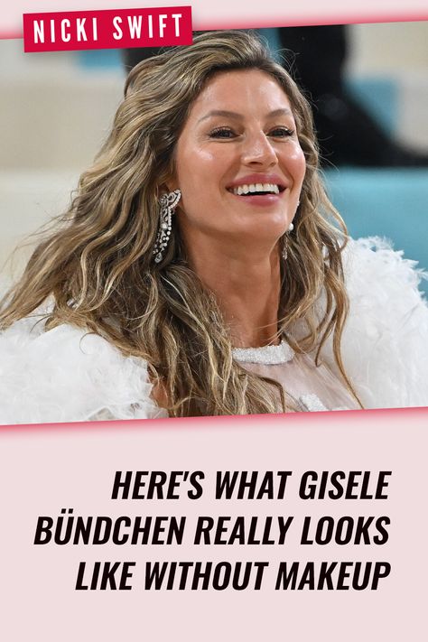 There's no doubt that Bündchen has been blessed with stunning genetics. But, what does she really look like without makeup? Models Without Makeup, Celebs Without Makeup, Blackhead Remedies, Gisele B, Her Makeup, Gisele Bündchen, Gisele Bundchen, No Doubt, Without Makeup