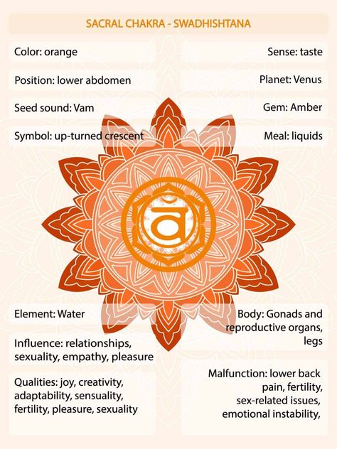 Orange Chakra Meaning - The Sacral Chakra Color Explained • Colors Explained Meaning Of Orange Color, Color Orange Meaning, Sacral Chakra Meaning, Sacral Chakra Color, Orange Color Meaning, Sacral Chakra Art, Orange Meaning, Orange Chakra, Mandala Meaning