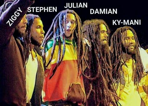 Marley Brothers, Rastafari Art, Stephen Marley, Marley Family, Rastafarian Culture, Bob Marley Legend, Bob Marley Pictures, Damian Marley, Jah Rastafari