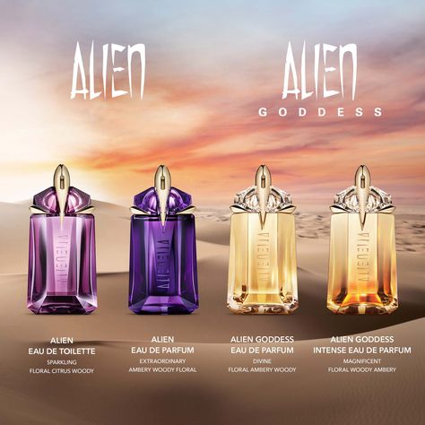 The Ultimate Guide To The Mugler Alien Perfumes Mugler Alien Goddess, Thierry Mugler Perfume, Alien Goddess, Alien Perfume, Mugler Alien, Thierry Mugler Alien, Jasmine Perfume, Bleach London, Fragrances Perfume Woman