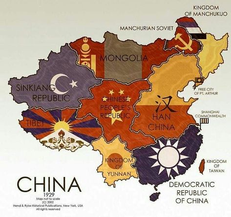 What China wouldve looked like in 1929 if history had been different #map #maps #mapping #asia #china #chinese #history #old #taiwan… Alternate Maps, Perang Dunia Ii, China Map, Imaginary Maps, Asia Map, Geography Map, Alternate Worlds, Propaganda Art, Historia Universal