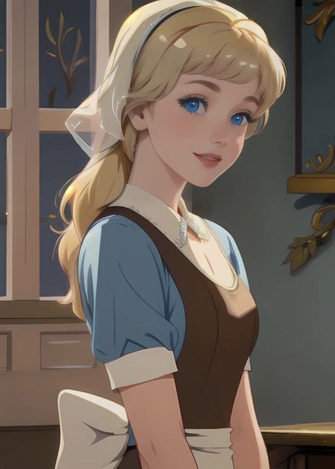 Cinderella Anime, Cinderella Cartoon, Cinderella Characters, Elf Art, Princess Pictures, Disney Princess Pictures, Cute Cartoon Pictures, Girly Art Illustrations, Disney Princess Art