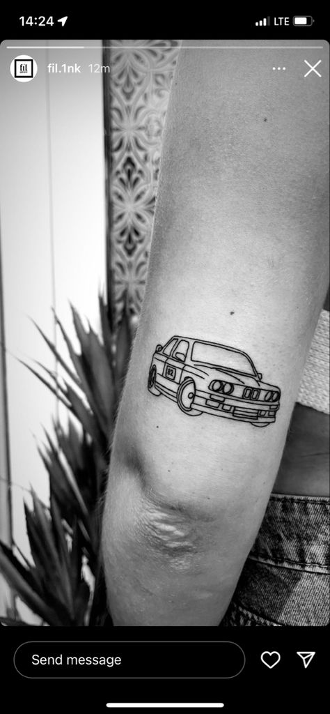 Bmw E30 Tattoo, E30 Tattoo, Bmw Tattoo, Number Tattoos, Bmw E30, Tatting, Bmw, Tattoos, Quick Saves