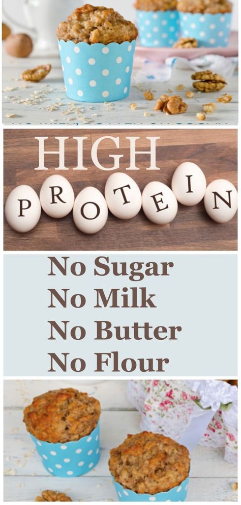 These High Protein Crazy Banana Muffins are perfect for before school or before practice. Our kids just aren’t big breakfast eaters, but they will eat a muffin or two in the morning and they love to eat these before football, soccer or wrestling practice. It takes a lot of energy, strength & stamina to play these games…... Wrestling Practice, High Protein Desserts, Healthy Protein Snacks, Protein Muffins, Protein Powder Recipes, Big Breakfast, Before School, High Protein Low Carb, Healthy Protein