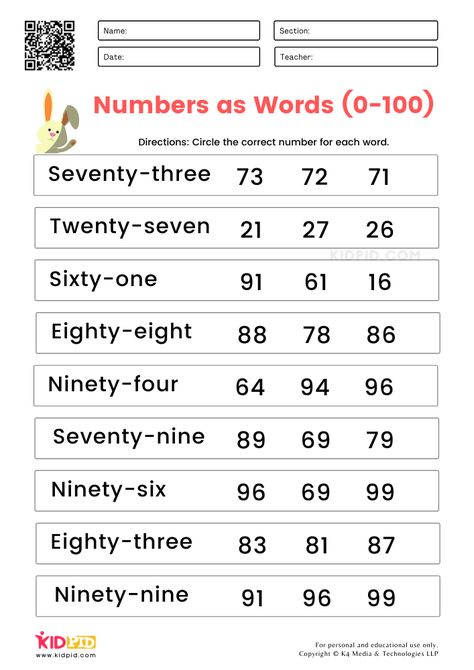 Naming Numbers Worksheets for Grade 1 Number In Words Worksheet Grade 3, 1-100 Worksheets, Word Numbers Worksheet, Number Names Worksheet 1 To 100, Number Names Worksheet, Easy Math Worksheets, Number Words Worksheets, Worksheets For Grade 1, Maths Activity