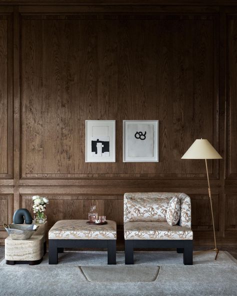 Editorial Campaign, Armani Casa, Tile Table, Japanese Screen, Striped Vase, Round Stool, Bar Cabinet, 20th Anniversary, Dining Room Decor