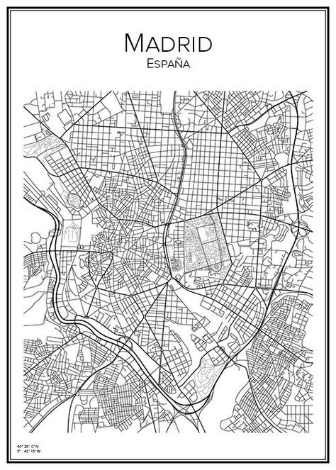 European Map, Remove Bg, Life Map, City Map Art, Sketch A Day, Map Decor, City Map Poster, Black And White Posters, Illustrated Map