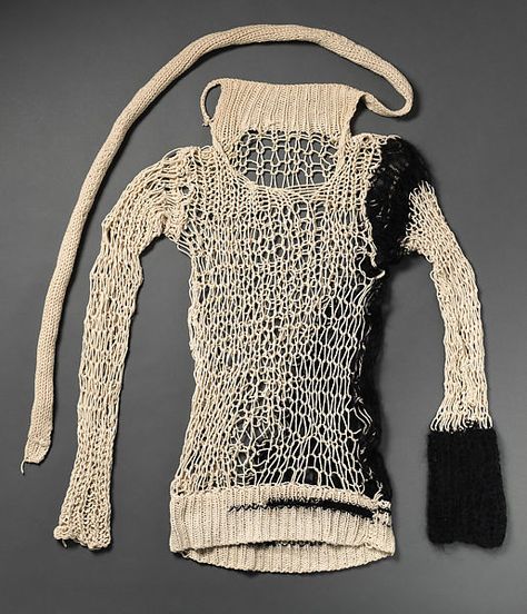 Vivienne Westwood | Sweater | British | The Metropolitan Museum of Art Knit Fashion Runway, Vivienne Westwood Sweater, Loose Knit Sweaters, Clothes Pictures, Knitwear Fashion, Textiles Fashion, Summer Knitting, Knit Fashion, Knitting Inspiration