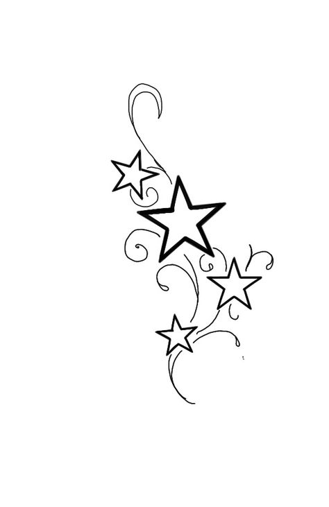 Leg Star Tattoos, Small Tattoos White Background, Y2k Star Drawing, Star Tattoos Designs, Cool Star Design, Dot Shading Tattoo, Star Tattoo Stencil, Star Border Design, Y2k Silhouette