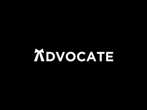 Advocate Wordmark advocate ideas clean mark graphic illustration design ui ux web inspiration best typography logotype symbol icon modern minimal simple subtle brand branding identity black law lawyer business corporate Lawyer Symbols Design, Advocate Logo Design, Advocate Lawyer Logo, Wordmark Logotype, Advocate Quotes, Advocate Logo, Lawyer Branding, Lawyer Logo Design, Minimal Icon