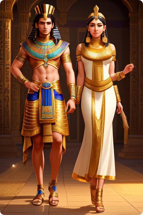 Egyptian Era Fashion, Ancient Egyptian Female Clothing, Ancient Egyptian Fashion Women, Egyptian Traditional Dress, Egyptian Traditional Clothes, Egyptian Traditional Clothing Women, Egyptian Fashion Ancient, Egyptian Ancient Clothing, Egyptian Clothes Women