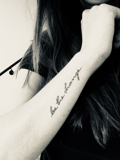 Quote Tattoo „Be the change“ Choose Yourself Tattoo, Be The Change Tattoo, Balayage Hair Vs Ombre, Balayage Vs Highlights, Change Tattoo, What Is Balayage, Bestie Tattoos, Bible Tattoos, Bestie Tattoo