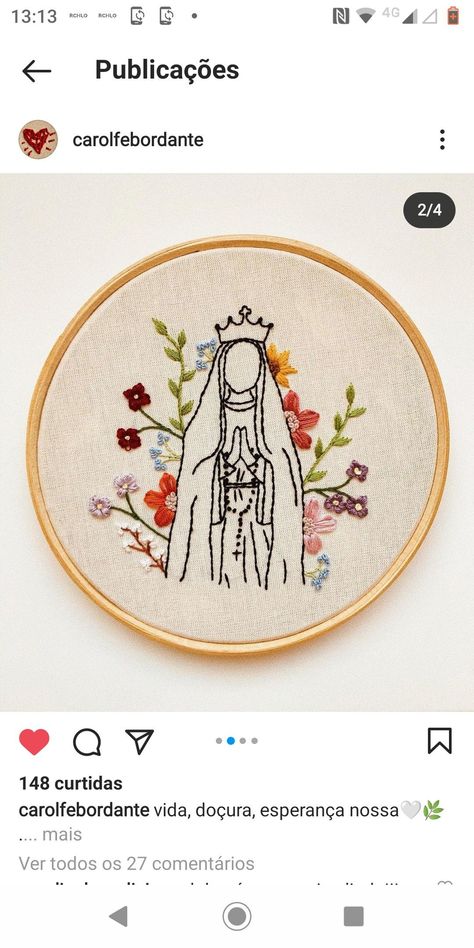 #tattoo #tattoos #inked #tattooart #tattooed #tattooideas #tattoodesign #tattooinspiration #tattoosleeve #tattooflash #inkedgirls #tattooedwomen  #InkLaughs  #TattooFails Virgin Mary Embroidery, Catholic Embroidery, Embroidery Floss Crafts, Religious Embroidery, Christian Embroidery, Wrist Tattoo Designs, Faith Crafts, Catholic Crafts, Hand Embroidery Projects