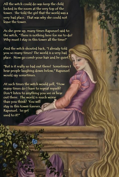 Rapunzel 4 Rapunzel Story Book, Rapunzel Book, Rapunzel Story, Journal Banner, Brothers Grimm Fairy Tales, Childrens Poems, Kid Books, Woman Singing, Bullet Journal Banner