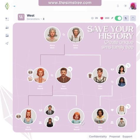 If you love family gameplay in The Sims, you’re in the right place! 🤩 Our service thesimstree.com offers the best tools for managing your Sims’ family tree. You can create a unique genealogy for your... Ts4 Books Cc, Sims 4 Character Sheet Template, Sims 4 Family Challenges, Sims 4 Pie Menu Override, Sims 4 Worlds Cc, Sims 4 Gameplay Ideas Family, Sims 4 Retirement Village, Family Dynamics Sims 4, Sims 4 Britechester Cc