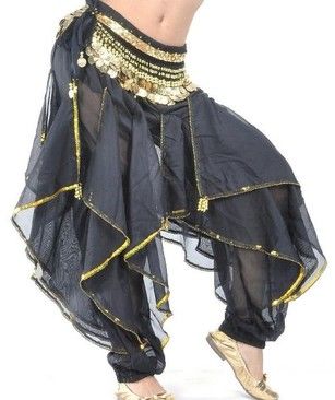 Belly Dancer Halloween Costume, Dancer Pants, Medieval Pants, Halloween Pants, Belly Dancer Outfits, Dancer Outfits, Paige Hyland, Brooke Hyland, Chiffon Pants