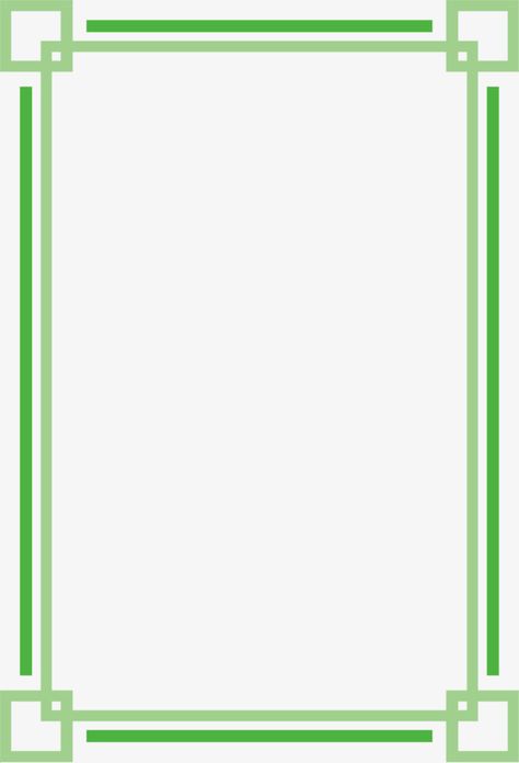 Simple Boarder Ideas For Project Ideas, Green Border Design For Project, Poster Border Design, Simple Border Designs For Projects, Green Border Design, Simple Border Designs, Cross Stitch Monogram Patterns, Creative Borders, Aesthetic Boarders Designs