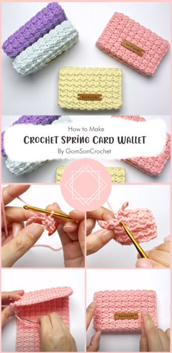 7 Best Wallet Free Crochet Pattern Ideas - Carolinamontoni.com Beach Bag Patterns, Spring Crochet Ideas, Crochet Mesh Bag, Wallet Pattern Free, Backpack Patterns, Wallet Crochet, Crochet Zig Zag, Crochet Quotes, Crochet Beach Bag