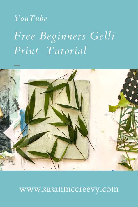 Botanical Gelli Printing, Gelli Painting, Gelli Plate Cards, How To Use A Gelli Plate, Mark Making Tools, Homemade Gelli Plate Recipe, How To Make Your Own Gelli Plate, Image Transfer With Gelli Plate, Gelli Plate Printing Leaves