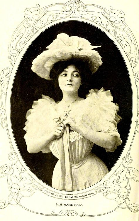 Marie Doro (1882-1956) Struck By Lightning, Ideal Girl, Silent Film Stars, Gibson Girl, Silly Girls, Silent Movie, French Actress, Edwardian Era, Edwardian Fashion