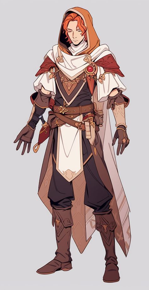 Sune Cleric, Mage Armor, Male Cleric Dnd, Medieval Character Design Male, Mage Outfit, Rogue Character Design, Mage Clothing, Dnd Oc Male, Dnd Cleric Character Design