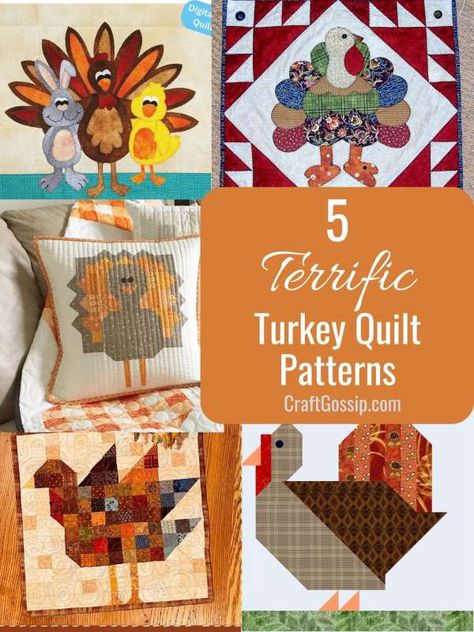 Thanksgiving Quilt Blocks Free, Turkey Quilt Patterns, Thanksgiving Quilt Blocks, Turkey Quilt Block Free Pattern, Thanksgiving Quilt Patterns, Turkey Quilt Block, Fall Quilt Blocks, Turkey Quilt, Thanksgiving Sewing