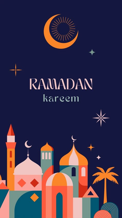 Templates Ramadan Social Media Design, Ramadan Graphic Design, Ramdan Mubarak, Ramadan Card, Ramadan Festival, Eid Poster, Ramadan Illustration, Poster Ramadhan, Craft Booth Design