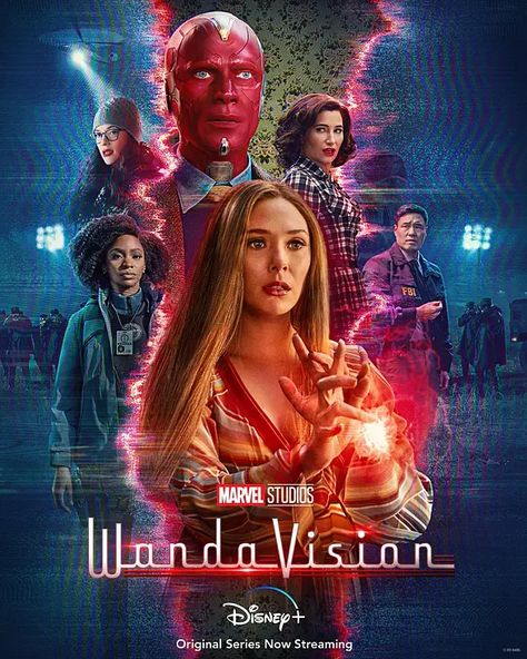 Poster Marvel, Avengers Poster, The Truman Show, Wanda Vision, Paul Bettany, Kat Dennings, Marvel Tv, Scarlet Witch Marvel, Scarlett Witch