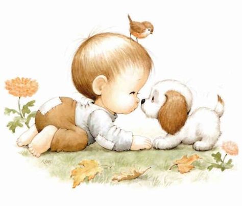 Printable - Boy and Dog - Ruth Morehead Ruth Morehead, Child Hood, Boy Illustration, Baby Illustration, Dp Images, Sarah Kay, Whatsapp Dp Images, Baby Drawing