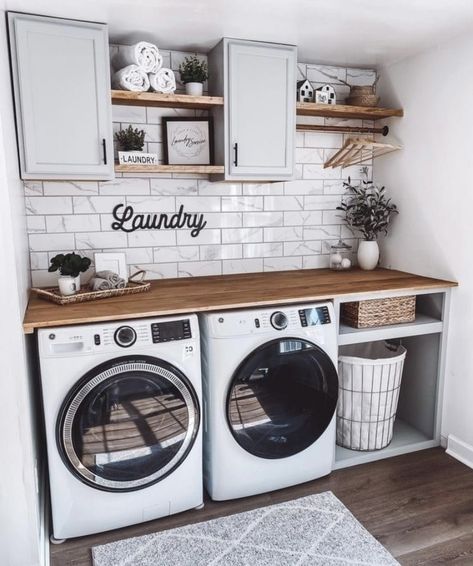 Laundy Room, Small Laundry Room Makeover, Dream Laundry Room, Laundry Room Layouts, Laundry Room Renovation, Modern Laundry Rooms, Laundry Room Inspiration, Laundry Room Remodel, Laundry Decor