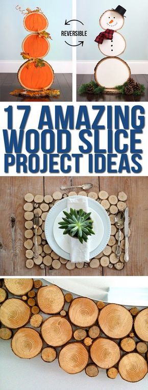 Cute wood slice project ideas. Wood slice craft ideas. Wood round projects #woodslices #wood #crafts Wood Crafts, Wood Slice Projects, Craft Video, Wood Slice Crafts, Wooden Slices, Wood Slices, Craft Videos, Project Ideas, Stepping Stones