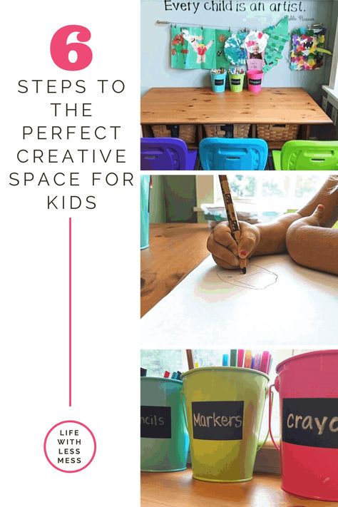 Creating a Toddler Art Table - A Simple Guide for a Creation Station! Toddler Art Station, Toddler Art Table, Metal Wall Grid, Old Kitchen Tables, Old Coffee Tables, Art Supplies Storage, Creation Station, Homeschool Room, Kid Rooms