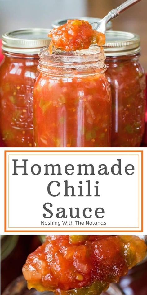 Essen, Chili Sauce Recipe Canning, Canning Chili, Sweet Chilli Sauce Recipe, Homemade Sweet Chili Sauce, Homemade Chili Sauce, Sweet Chili Sauce Recipe, Homemade Chilli, Chili Sauce Recipe