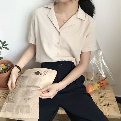 Casual White Shirt, Poet Blouse, Women White Blouse, White Shirts Women, Y2k Clothing, Summer Blouse, Looks Black, Casual Office, Summer Blouses