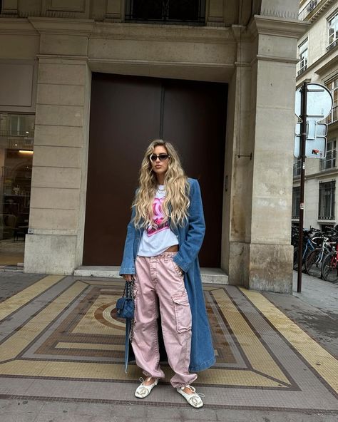 Emili Sindlev (@emilisindlev) • Instagram photos and videos Emili Sindlev, Denim Trench Coat, Look Of The Day, Street Style Trends, Outfit Idea, Miu Miu, Nice Dresses, Trench Coat, The Day