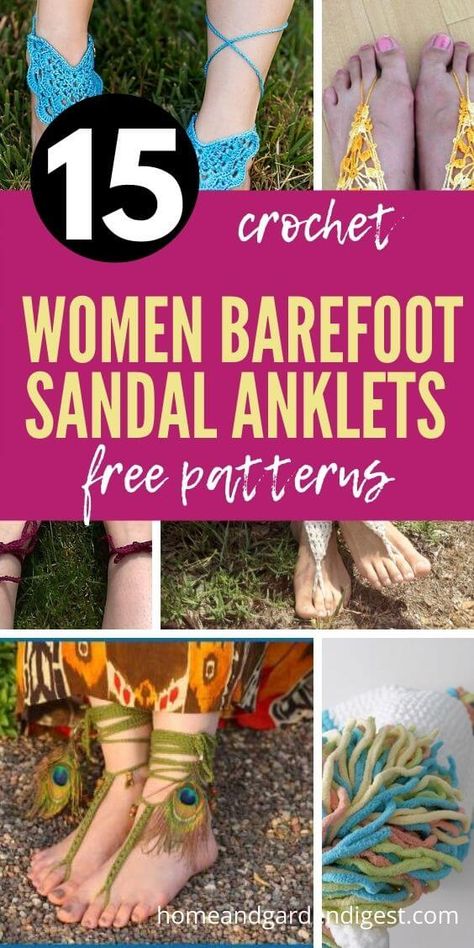 Barefoot Sandals Tutorial, Diy Barefoot Sandals, Barefoot Sandals Women, Barefoot Sandals Pattern, Barefoot Sandals Crochet Pattern, Boho Barefoot Sandals, Flower Barefoot Sandals, Boho Yarn, Crochet Barefoot Sandals