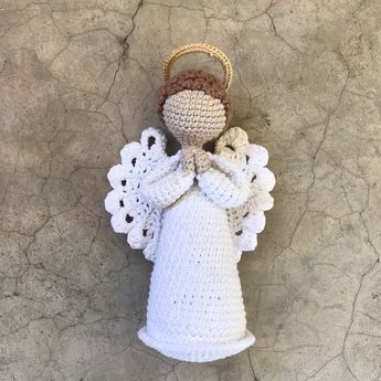 Amigurumi Angel Crochet Pattern - Amigurumi Crochet Sitting Angels Free Pattern, Crochet Angels Free Pattern, Angel Crochet Pattern Free, Angel Crochet Pattern, Christmas Angels Diy, Crochet Angel Pattern, Crochet Christmas Ornaments Free, Crochet Angels, Crochet Angel