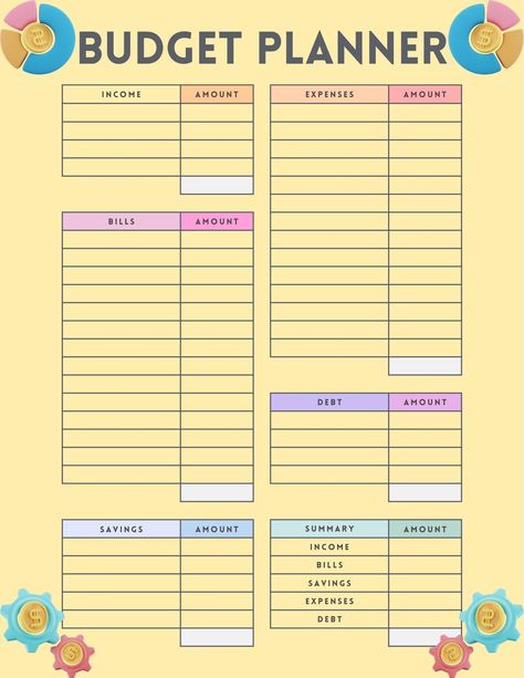 Monthly budget tracker Napkin Finance, Diy Budget Planner, Monthly Budget Sheet, Printable Budget Planner, Savings Calculator, Budget Sheet, Budget Money, Money Saving Methods, Printable Budget