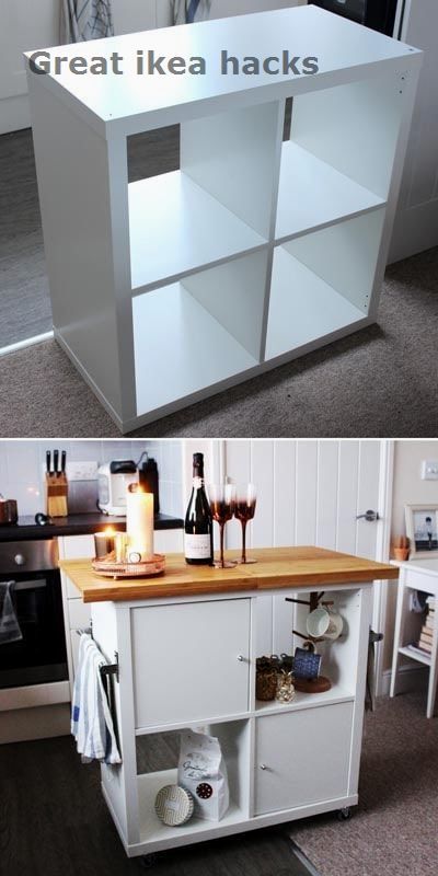 Ikea Hack Storage, Kallax Hack, Koti Diy, Ikea Kallax Hack, Ikea Hack Kitchen, Hacks Ikea, Kitchen Ikea, Ikea Hack Ideas, Ikea Kallax